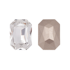 Crystalbird 4627 Октагон 10x14 мм, прозрачный (#001), 1 шт.