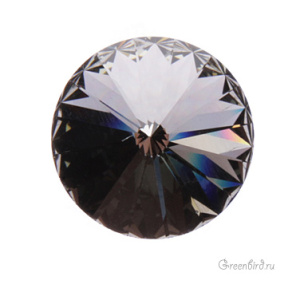 Swarovski 1122 Риволи 14 мм, черный алмаз (#215), 1 шт.