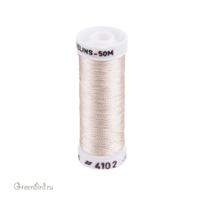 Шелковая нить Au Ver a Soie Soie Gobelins, молочный, 50 м (#4102)