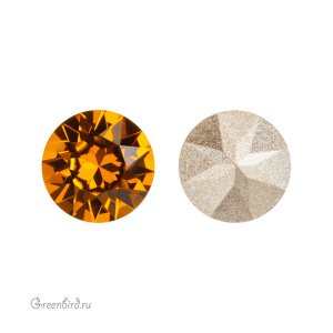 1088 Chaton SS29 - Light Amber (#1002)