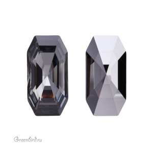Swarovski 4595 Удлиненный Империал 16x8 мм, серебряная ночь (#001SINI), 1 шт.