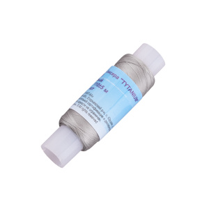 Нитки для бисера TYTANIUM TNM, 110 м, серый (#TNM-03)