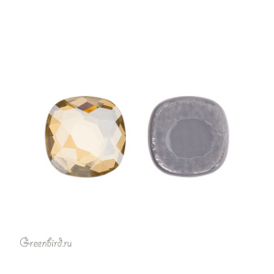 2471 Кристалл горячей фиксации Cushion 5 мм – Golden Shadow (#001GSHA), M-Foiled, 1шт.