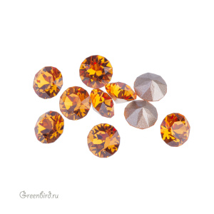 1088 Chaton SS19 – Topaz (#203), 10 шт.