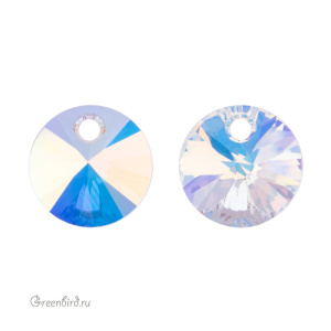 Swarovski 6428 подвеска Мини Диск 8 мм, прозрачный радужный (#001AB), 1 шт.