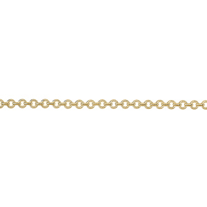 Цепочка фигурная 6,5 мм, золото, 30 см (#Chain-104G)