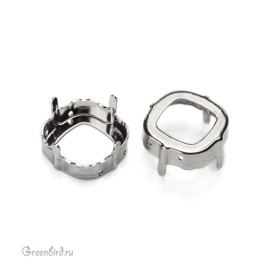 4461 Оправа для Classical Square 16 мм, родий