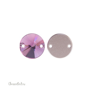 Swarovski пришивные 3200 Риволи 12 мм, ирис (#219), 1 шт.