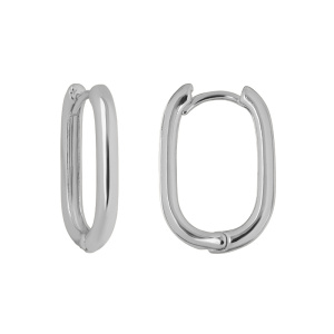 Швензы-звенья "Конго", 18,5 мм, родий, пара (#CN-S002R)