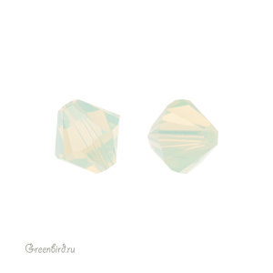 Swarovski 5328 Биконус 8 мм, хризолит опал (#294), 1 шт.