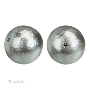Хлопковый жемчуг 30 мм, Grey, 1 шт. (#CTP001-30-Grey)