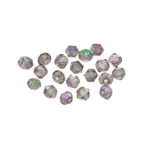 Crystalbird 5301 Биконусы 4 мм, призрачный свет (#001GL), уп. 20 шт.