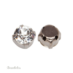Swarovski 53203 Шатон Монтис SS29, пушечная сталь, прозрачный (#001), 1 шт.