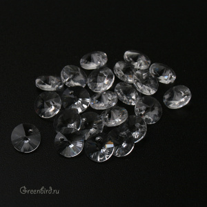 6428 подвеска Mini Disk Pendant 6mm – Crystal (#001)