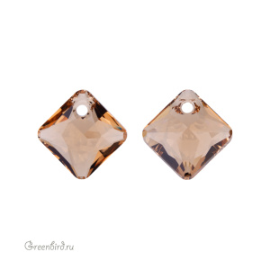Swarovski 6431 подвеска Принцесса 11,5 мм, светлый колорадский топаз (#246), 1 шт.