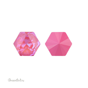 Swarovski 4699 Призматический гексагон 6x6,9 мм, розовый лотос делайт (#001L145D), 1 шт.