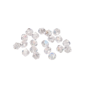 Crystalbird 5301 Биконусы 3 мм, лунное сияние (#001MO), уп. 20 шт.