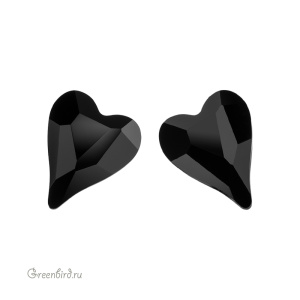 5743 Бусина Wild Heart Bead 12mm – Jet (#280) 5743 Бусина Wild Heart Bead 12mm – Jet (#280)