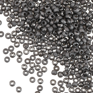 Бисер чешский PRECIOSA Czech круглый 8/0, Chrome (#00030/27480), 10 г
