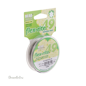 Тросик Flex-Rite 49 – 0,24 мм, прозрачный, 30 фт #FL49X(010CL)30