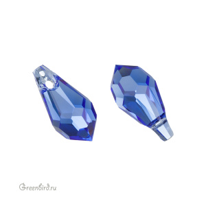 6000 подвеска Classic Drop 11x5,5mm – Sapphire (#206)
