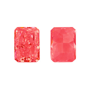 Фианит Crystalbird 14x10мм, прямоугольный, Red, 1 шт. (#CBFN-RC-02)