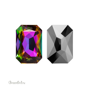 Swarovski 4627 Тонкий Октагон 27x18,5 мм, витражный средний (#001VM), 1 шт.