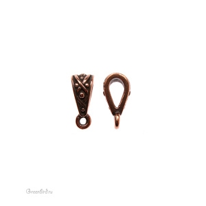 Коннектор-бейл "Легенда", ант. медь, 1 шт. (#TC-5688)