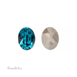 Swarovski 4120 Овал 8х6 мм, индиколит (#379), 1 шт.