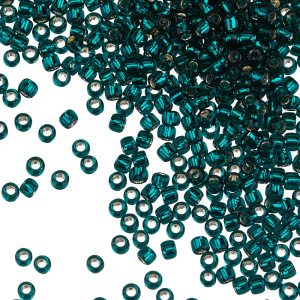 TOHO Round 8/0 внутреннее серебрение, Teal (#27BD)