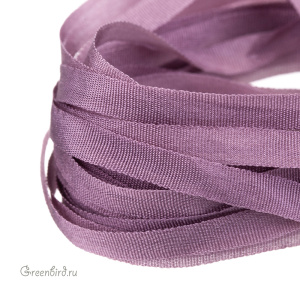 Шелковая лента AVAS Ruban de Soie 4 мм, темно-каштановый, 3 м (#4632)