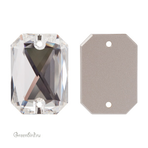 Swarovski пришивные 3252 Октагон 28х20 мм, прозрачный (#001), 1 шт.