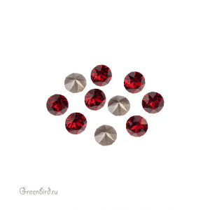Swarovski 1088 Шатон SS19, сиам (#208), уп. 10 шт.