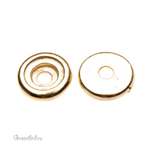 Элемент под заклепку "Для флэтбэка SS34", золотис. (#TC-5795)