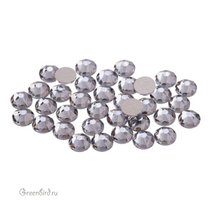 Swarovski 2088 Клеевые стразы круглые SS20, серебряная ночь (#001SINI), уп. 36 шт.