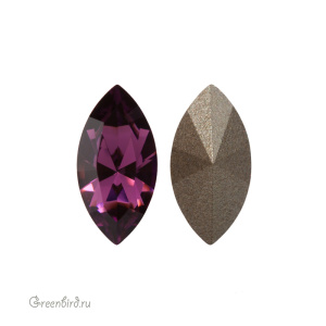4228 Navette Fancy Stone 10х5 мм – Amethyst (#204)