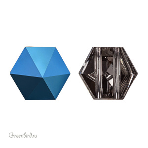 5060 Бусина Hexagon Spike Bead 7,5mm – Metallic Blue (#001METBL) 5060 Бусина Hexagon Spike Bead 7,5mm – Metallic Blue (#001METBL)