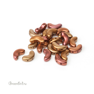 Arcos® par Puca® 5х10 мм, Yellow Gold Metallic Iris Matte, 5 гр (#00030/01620)