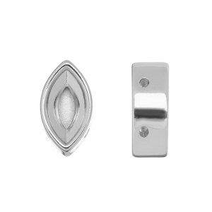 Оправа Crystalbird для 4228 Navette FS 10х5 мм, родий (#CBST-23)