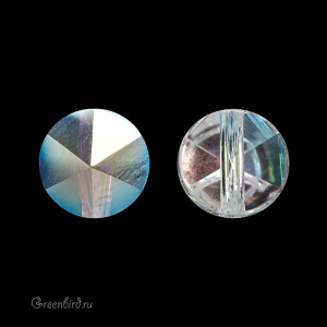 5062 Бусина Round Spike Bead 5,5mm – Crystal AB (#001AB)