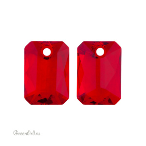 6435 подвеска Emerald Cut 11,5 mm – Light Siam (#227)