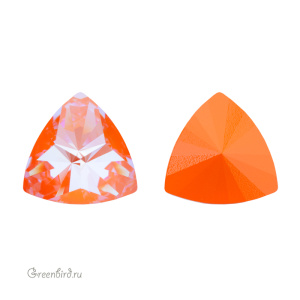 Swarovski 4799 Призматический треугольник 14x14,3 мм, оранжевое сияние делайт (#001L146D), 1 шт.