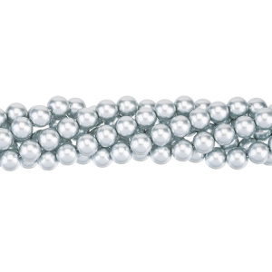 Жемчуг Crystalbird, круглый, 10 мм, Light Grey, нить (#26)
