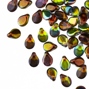 Pip Beads 5x7mm, Crystal/Magic Copper, 5 гр (#00030/95300)