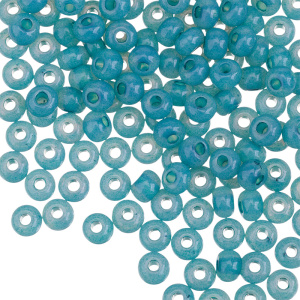 Czech 6/0, полупрозрачный, African Opal (#02633)