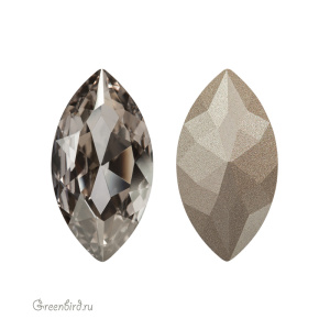4227 Navette Fancy Stone 32х17 мм – Silver Shade (#001SSHA)