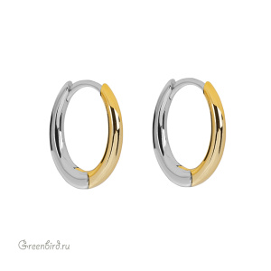 Швензы-звенья "Конго" 17х13 мм, биколор, пара (#SV1701-1522)