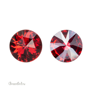 Swarovski 1401 Роза круглый 10 мм, алый сияющий (#276IGNIT), 1 шт.
