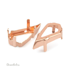 NEW 4731 Оправа для Kite Fancy Stone 14х7 мм, томпак