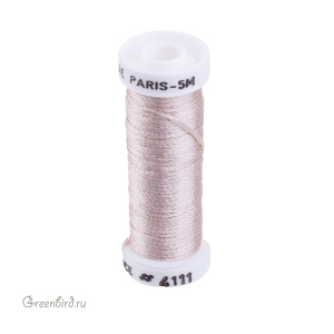 Шелковая объемная нить Au Ver a Soie Soie de Paris, кремовый, 5 м (#4111) Шелковая объемная нить Au Ver a Soie Soie de Paris, кремовый, 5 м (#4111)